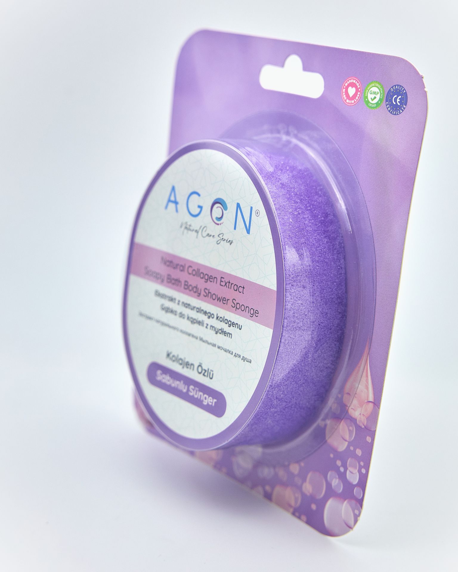 AGON Губка с экстрактом коллагена AGON Губка с экстрактом коллагена