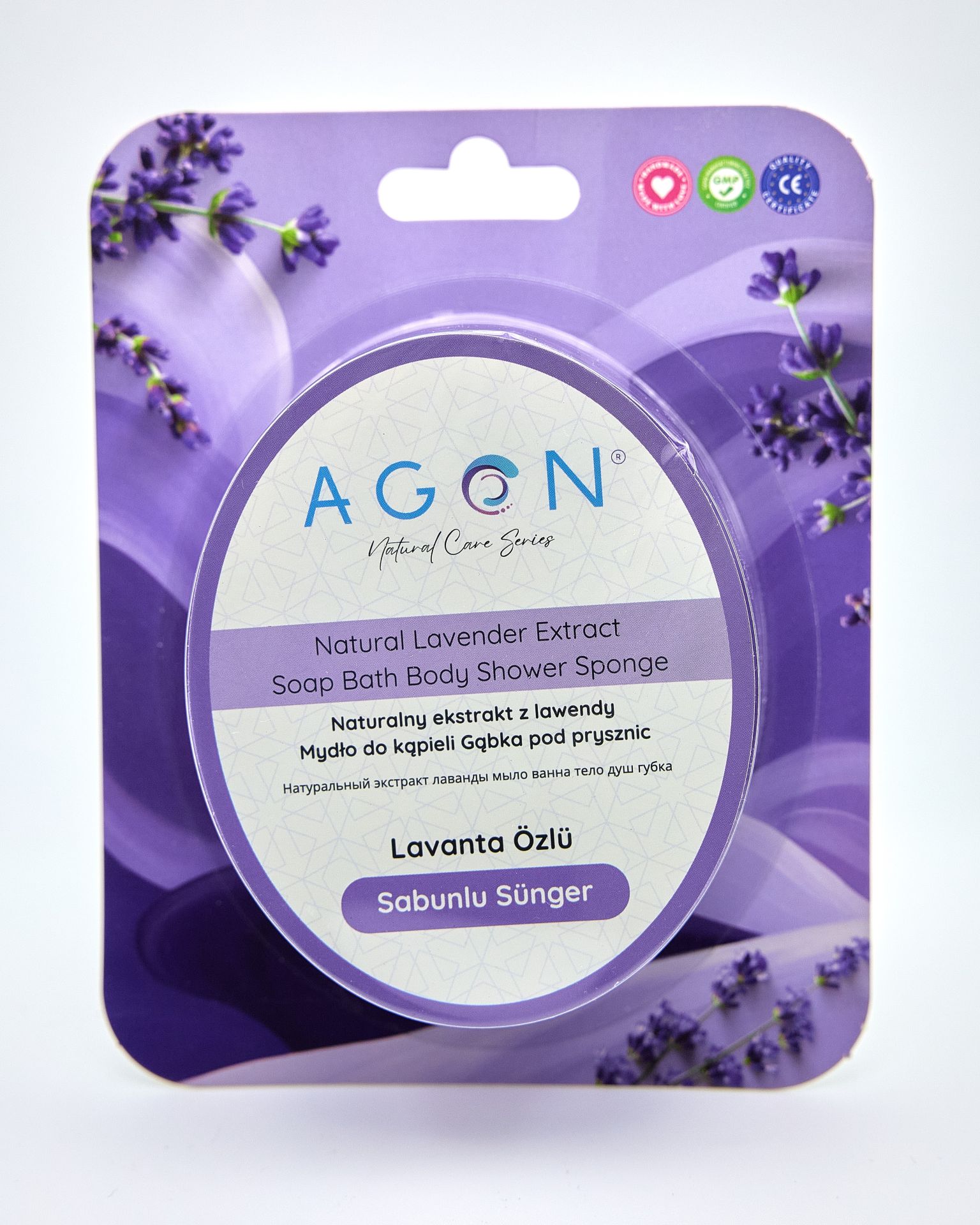 AGON Губка с экстрактом лаванды AGON Губка с экстрактом лаванды