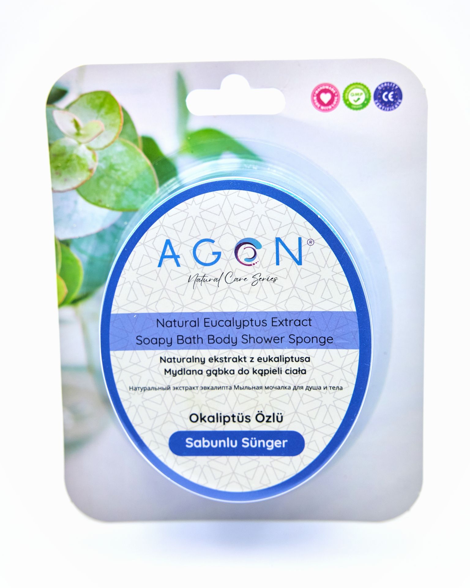 AGON Губка с экстрактом эвкалипта AGON Губка с экстрактом эвкалипта