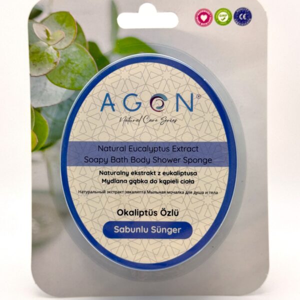 AGON Губка с экстрактом эвкалипта