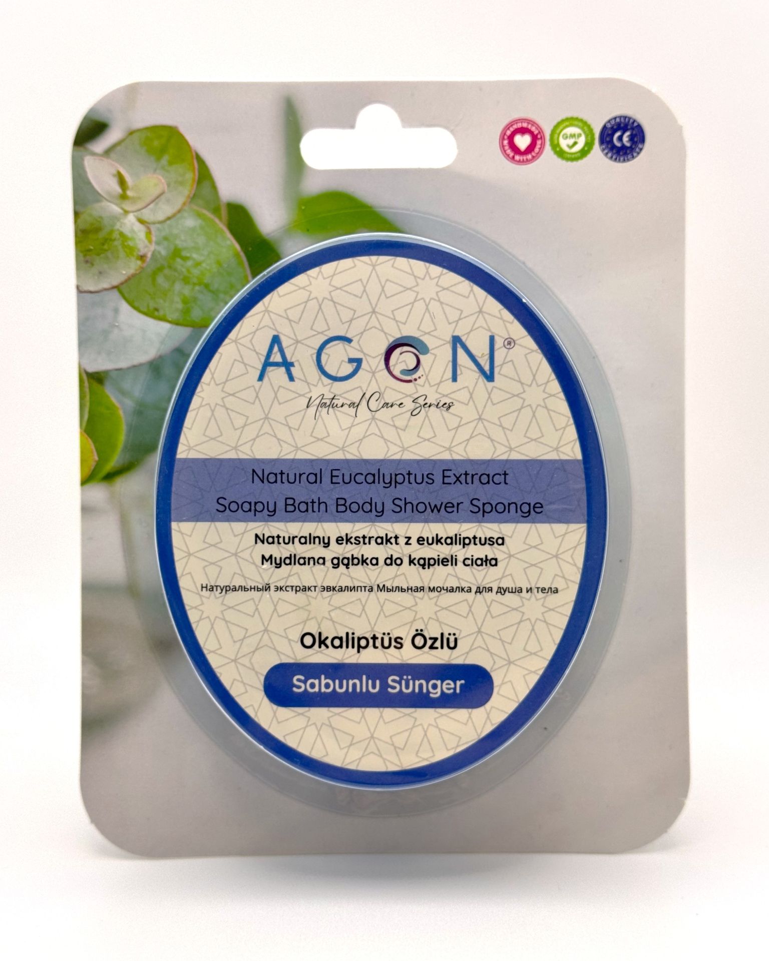 AGON Губка с экстрактом эвкалипта AGON Губка с экстрактом эвкалипта