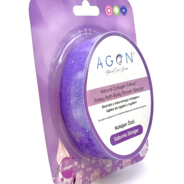 AGON Губка с экстрактом коллагена