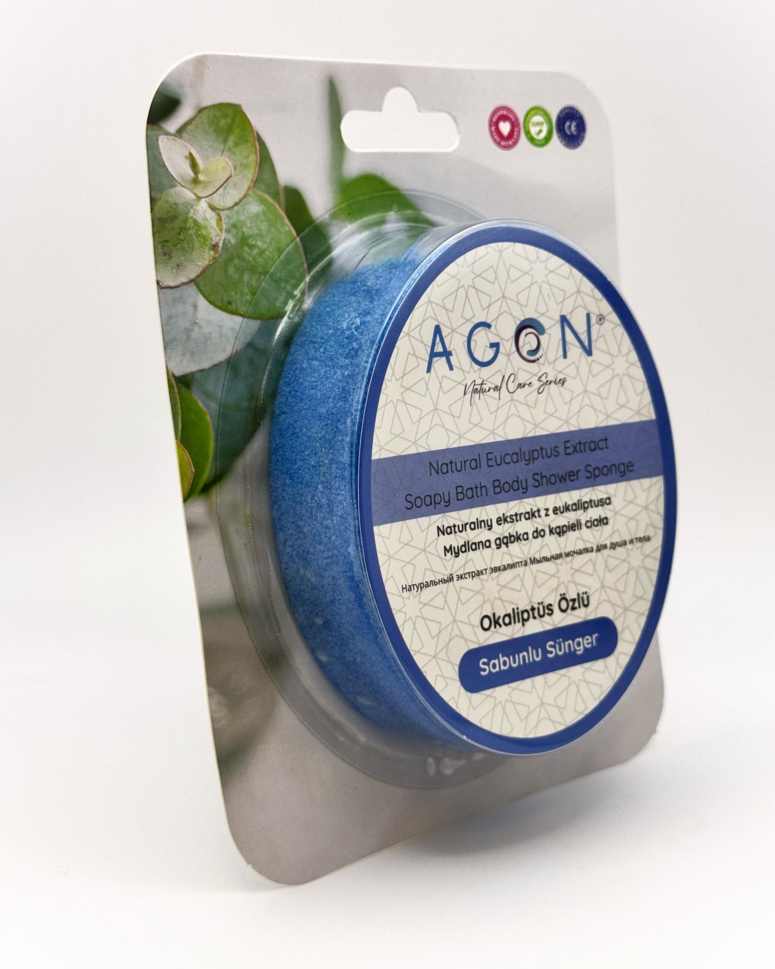 AGON Губка с экстрактом эвкалипта AGON Губка с экстрактом эвкалипта