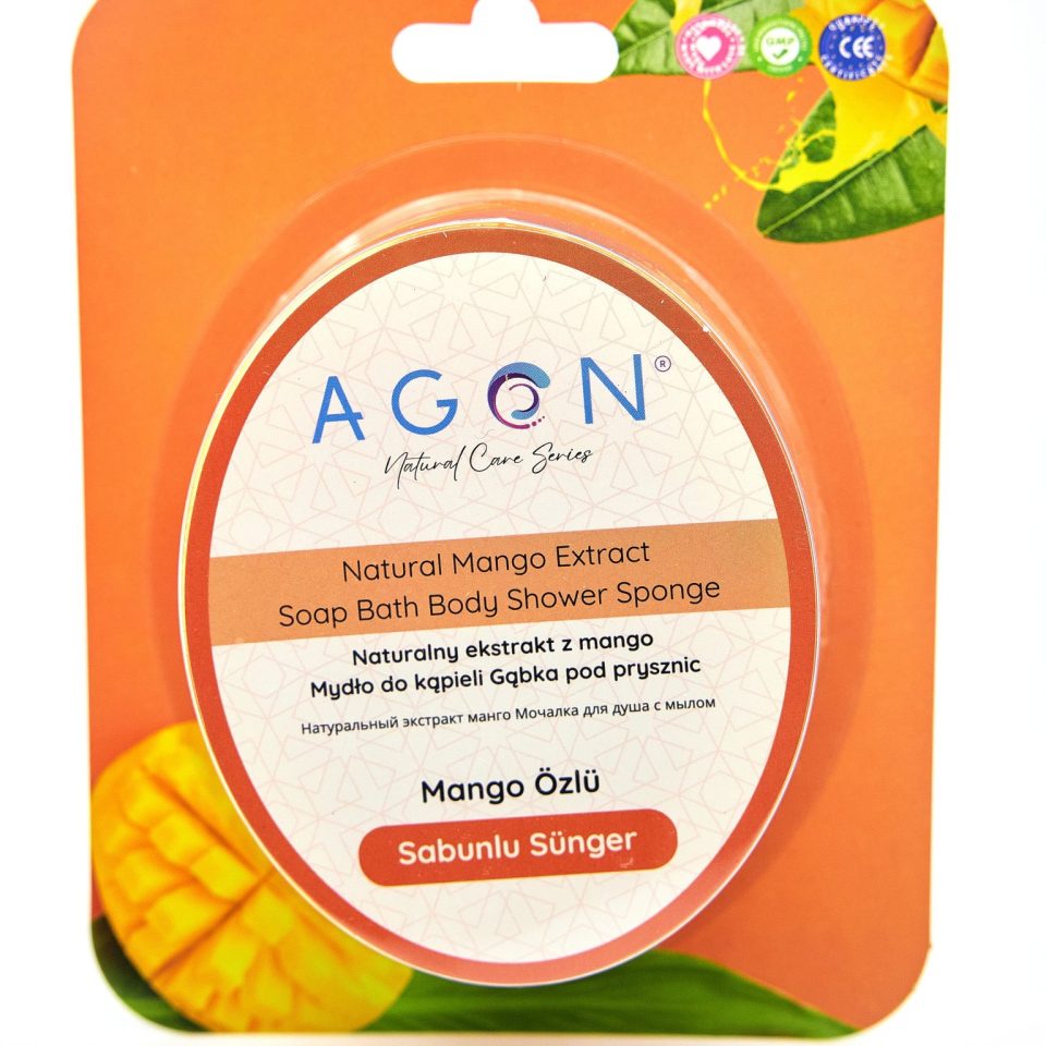 AGON Губка с экстрактом манго.