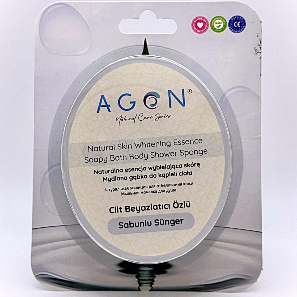 AGON Губка с экстрактом для отбеливания кожи