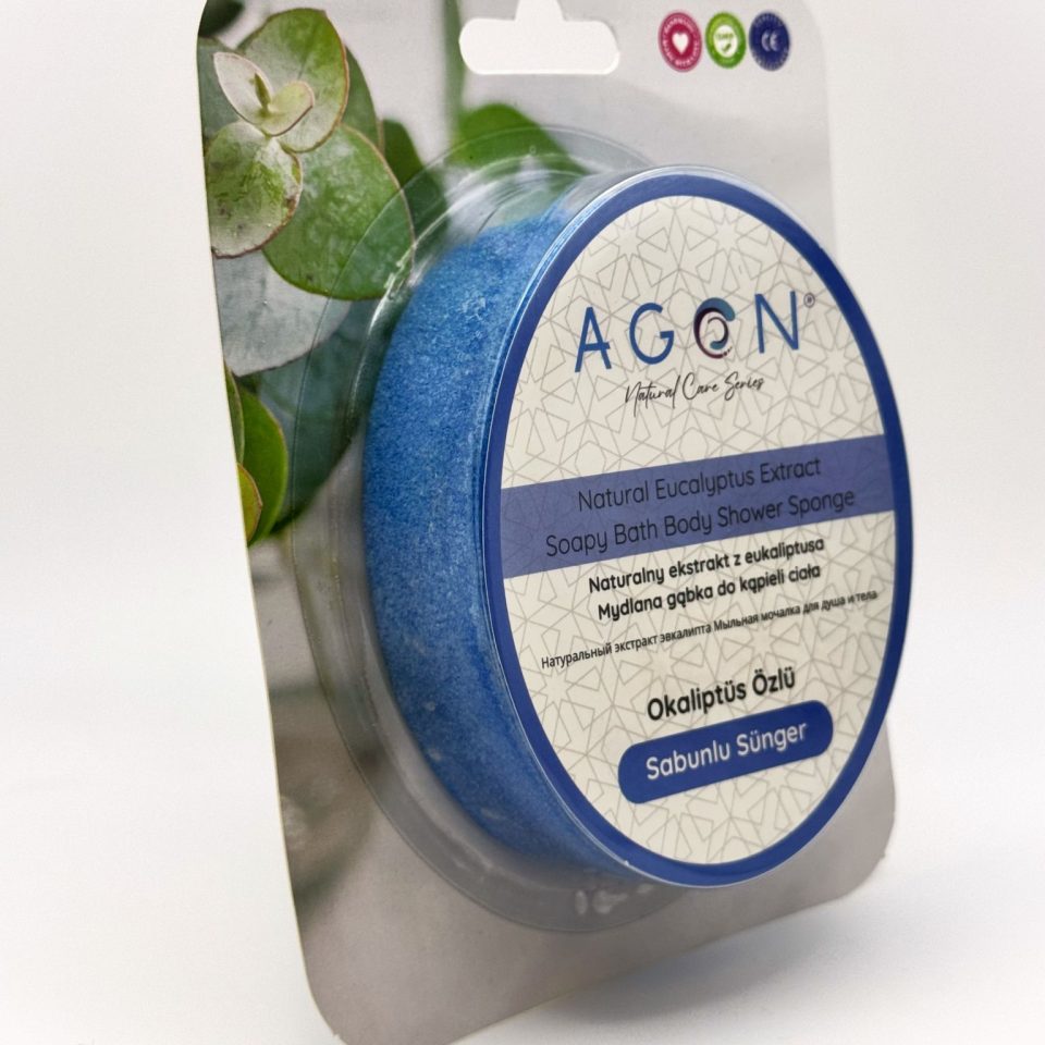 AGON Губка с экстрактом эвкалипта